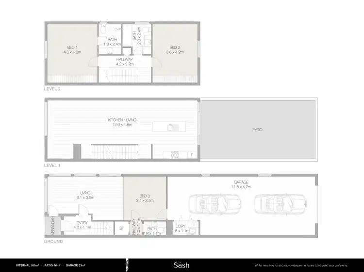 Floorplan of Homely townhouse listing, 1 Barring Mews, Docklands VIC 3008
