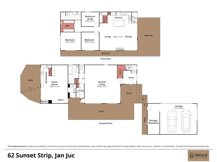 Floorplan of Homely house listing, 62 Sunset Strip, Jan Juc VIC 3228