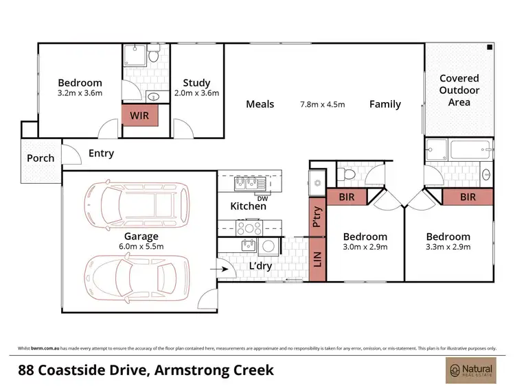 Floorplan of Homely house listing, 88 Coastside Drive, Armstrong Creek VIC 3217