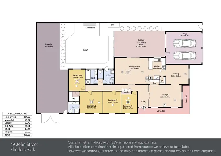 Floorplan of Homely house listing, 1 Ballestrin Court, Flinders Park SA 5025