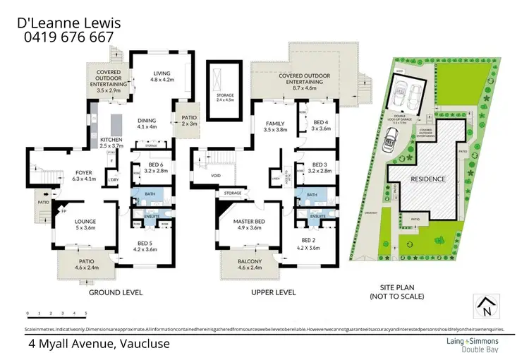 Floorplan of Homely house listing, 4 Myall Avenue, Vaucluse NSW 2030