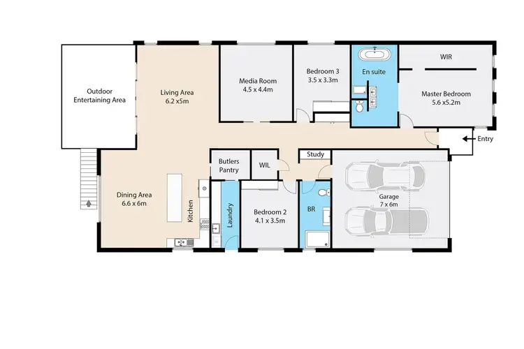 Floorplan of Homely house listing, 11 Reef Circuit, Blueys Beach NSW 2428