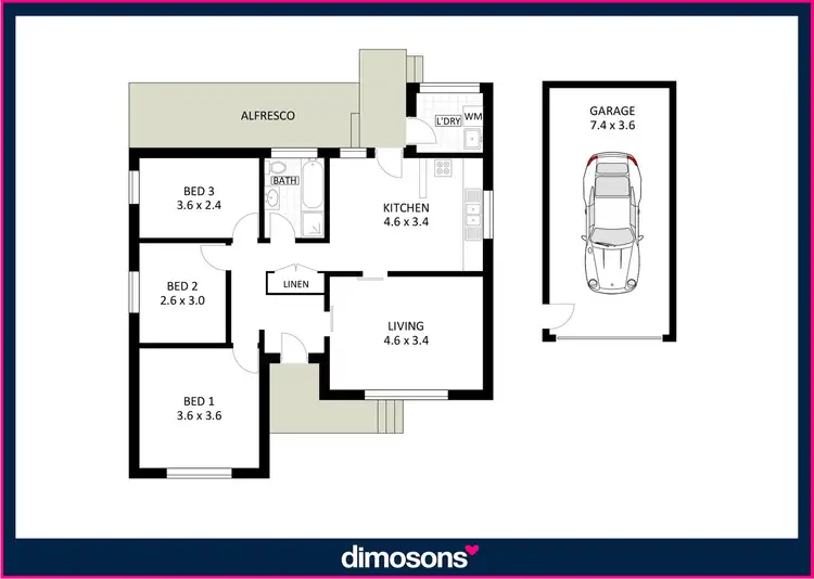 Floorplan of Homely house listing, 62 Jane Avenue, Warrawong NSW 2502