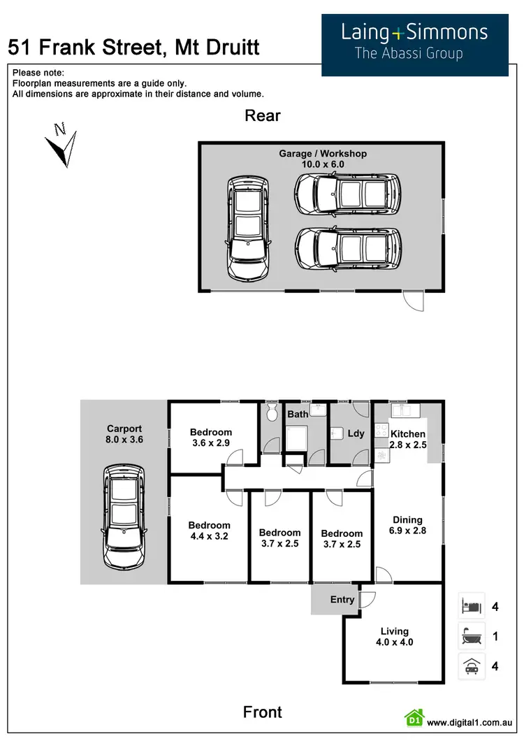 Floorplan of Homely house listing, 51 Frank Street, Mount Druitt NSW 2770