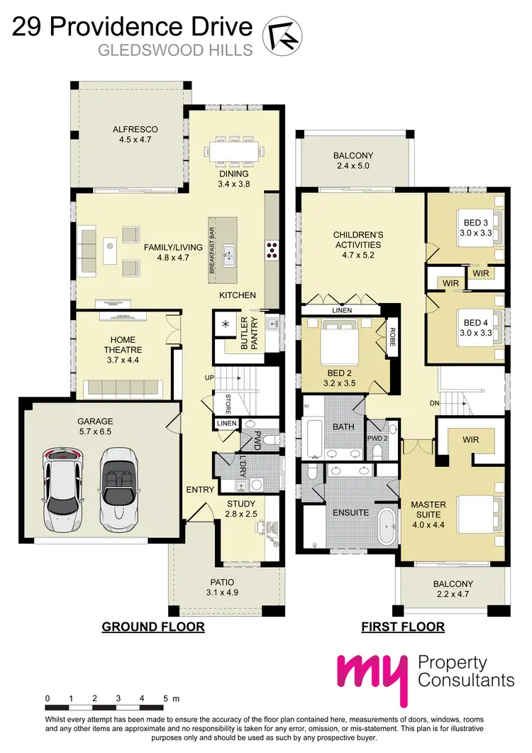 Floorplan of Homely house listing, 29 Providence Drive, Gledswood Hills NSW 2557