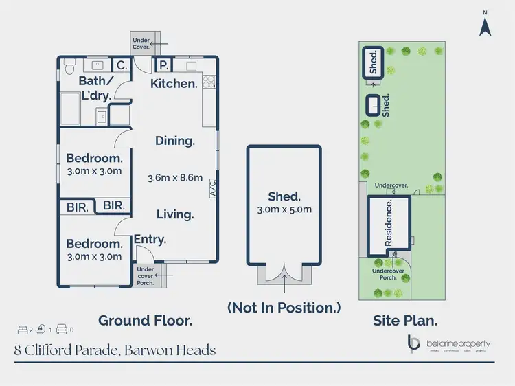 Floorplan of Homely house listing, 8 Clifford Parade, Barwon Heads VIC 3227