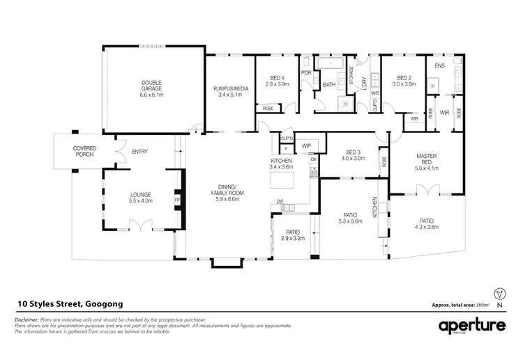 Floorplan of Homely house listing, 10 Styles Street, Googong NSW 2620