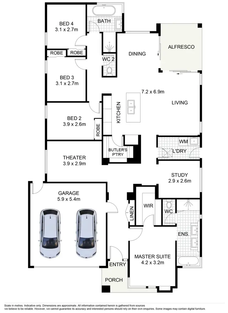 Floorplan of Homely house listing, 7 Gugara Street, Calderwood NSW 2527