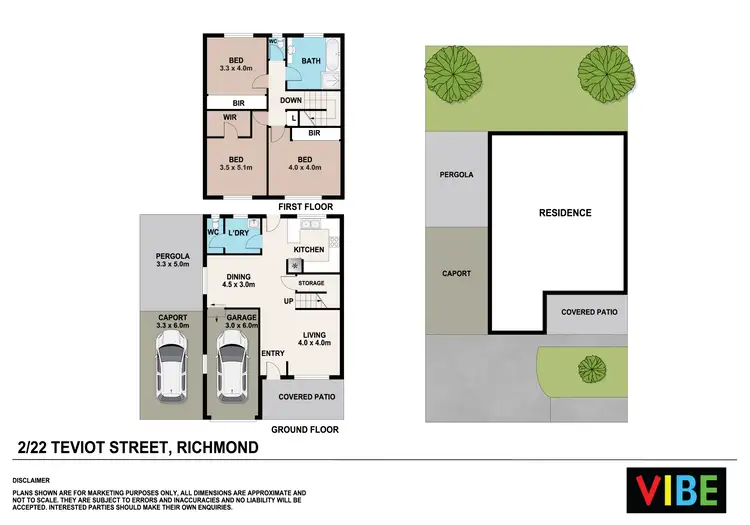 Floorplan of Homely townhouse listing, 2/22 Teviot Street, Richmond NSW 2753