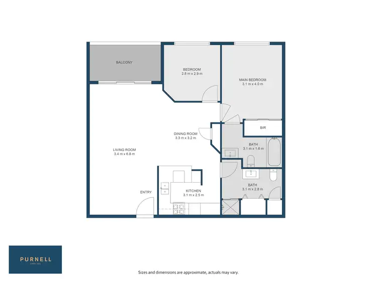 Floorplan of Homely apartment listing, 24/28-32 Torrens Street, Braddon ACT 2612