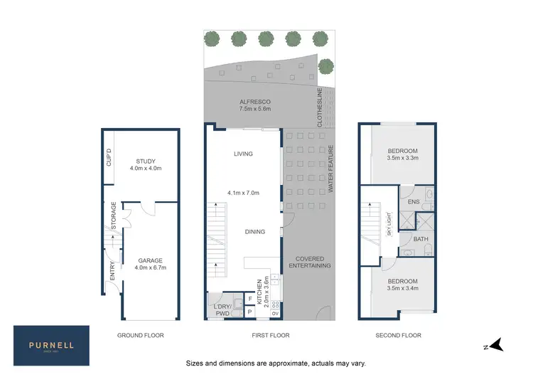 Floorplan of Homely townhouse listing, 5/10 MacLeay Street, Turner ACT 2612