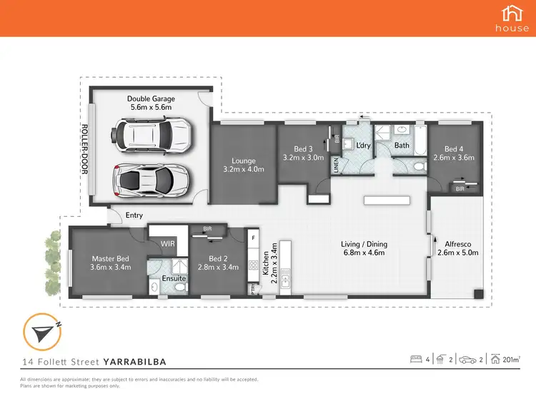 Floorplan of Homely house listing, 14 Follett Street, Yarrabilba QLD 4207