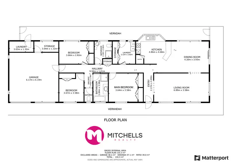 Floorplan of Homely house listing, 124 Corser Street, Point Vernon QLD 4655