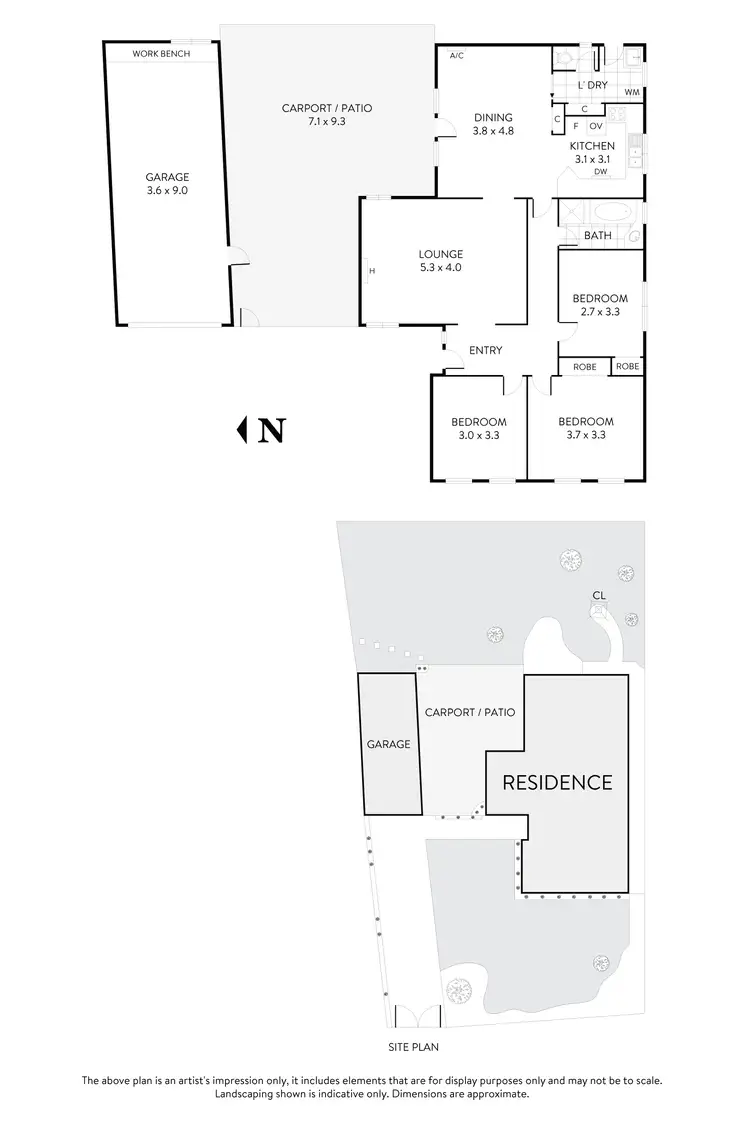 Floorplan of Homely house listing, 129 Sterling Drive, Keilor East VIC 3033