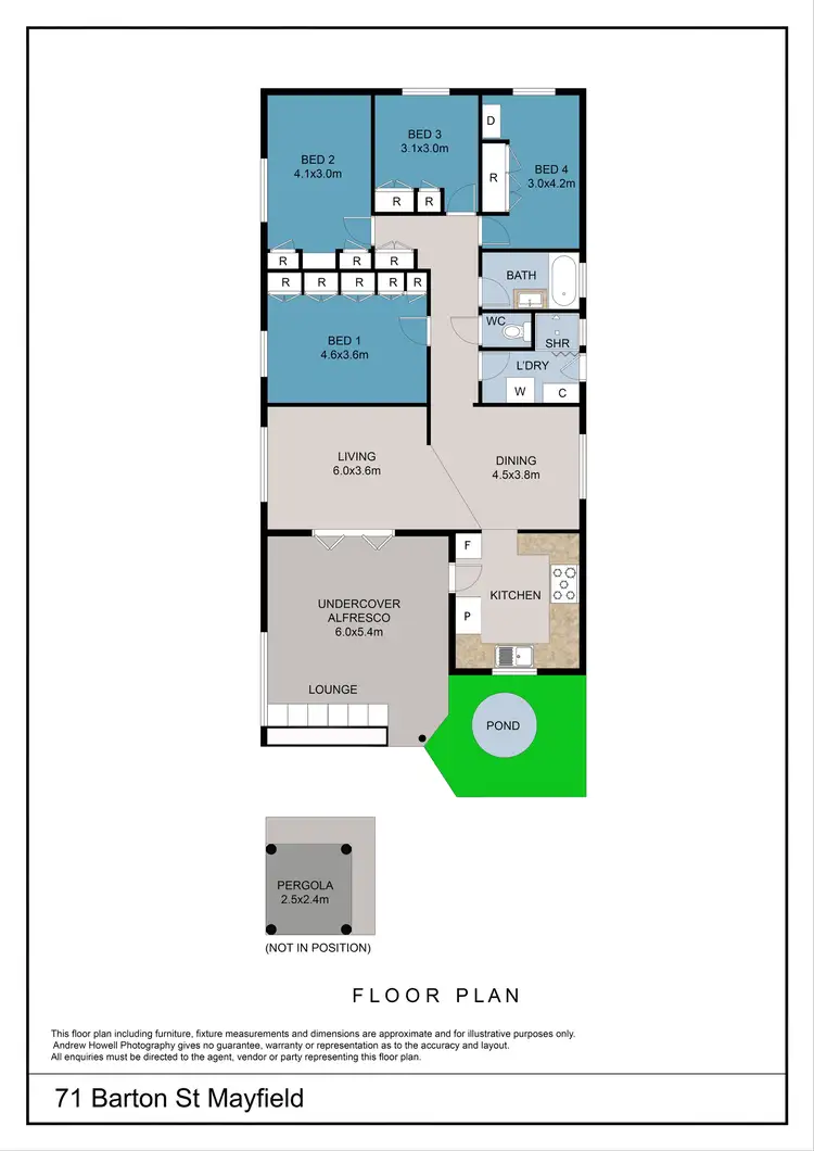 Floorplan of Homely house listing, 71 Barton Street, Mayfield NSW 2304