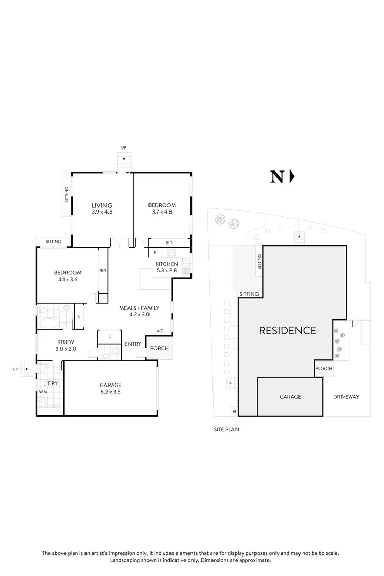 Floorplan of Homely unit listing, 37A Etzel Street, Airport West VIC 3042