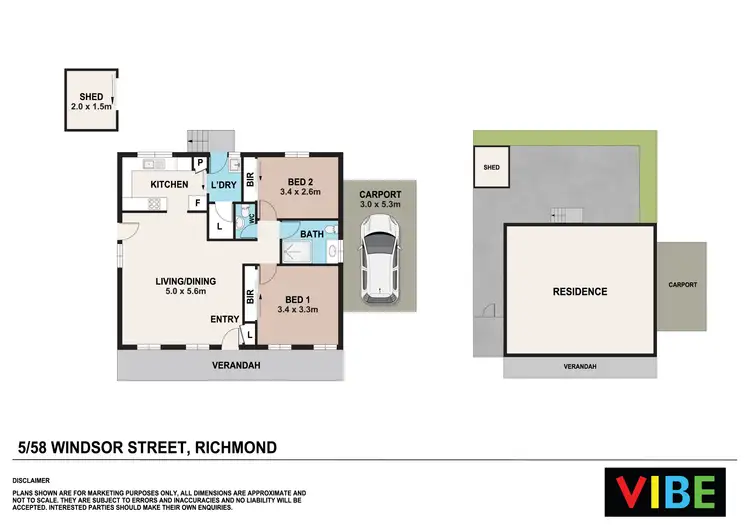 Floorplan of Homely villa listing, 5/58 Windsor Street, Richmond NSW 2753