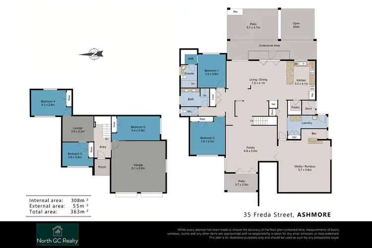 Floorplan of Homely house listing, 35 Freda Street, Ashmore QLD 4214