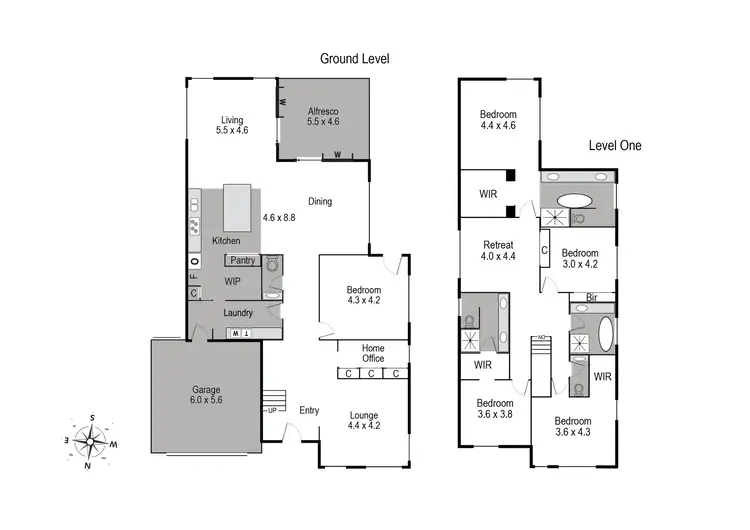 Floorplan of Homely house listing, 20 Carramar Way, Greenvale VIC 3059