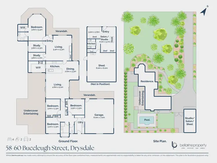 Floorplan of Homely house listing, 58-60 Buccleugh Street, Drysdale VIC 3222