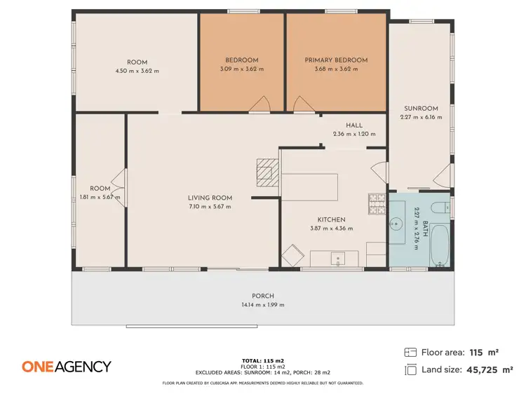Floorplan of Homely house listing, 61 Tipunah Road, Mengha TAS 7330