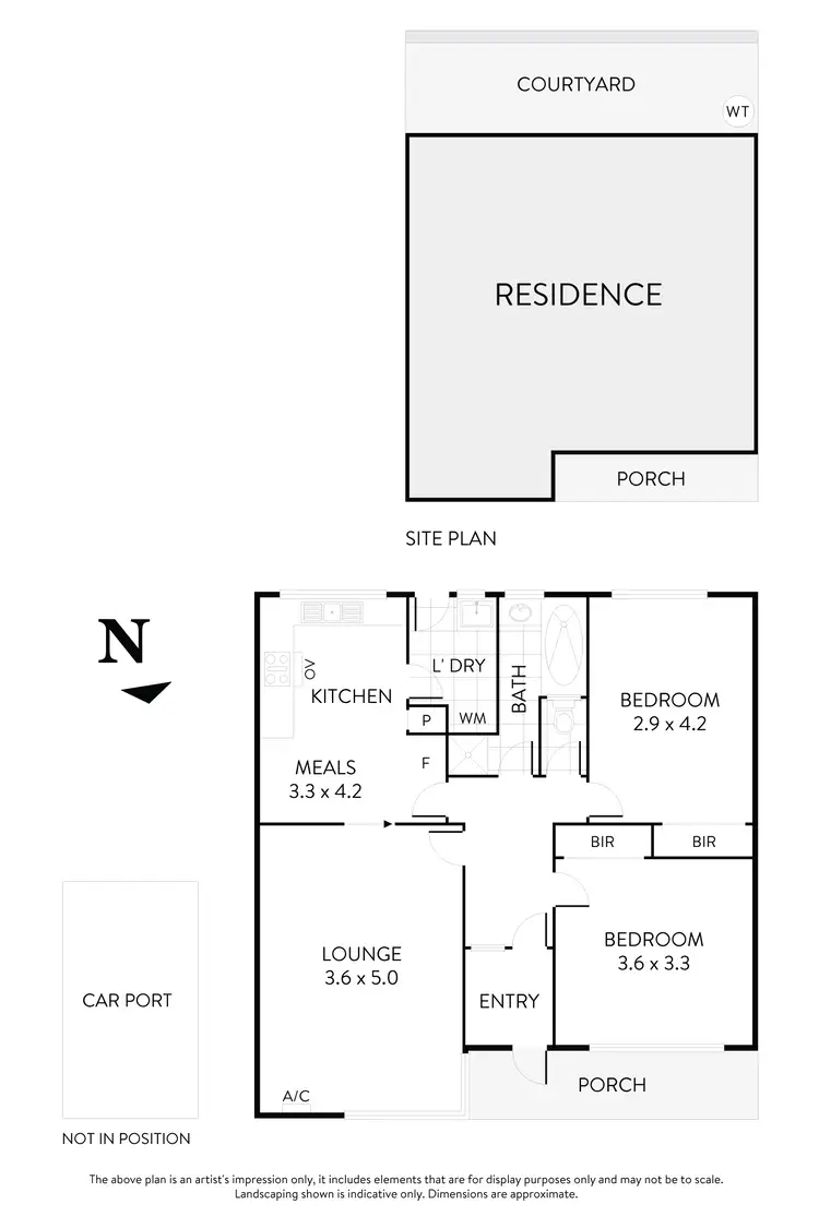 Floorplan of Homely unit listing, 2/18 Schofield Street, Essendon VIC 3040