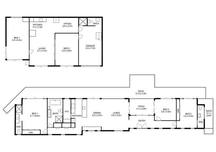 Floorplan of Homely rural property listing, 500 Pipeclay Creek Road, Nabiac NSW 2312