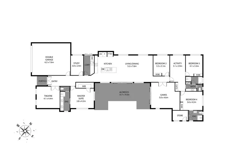 Floorplan of Homely house listing, 19 Tranquility Way, Halls Head WA 6210