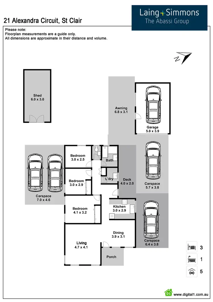 Floorplan of Homely house listing, 21 Alexandra Circuit, St Clair NSW 2759