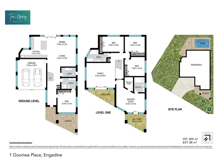 Floorplan of Homely house listing, 1 Gooriwa Place, Engadine NSW 2233