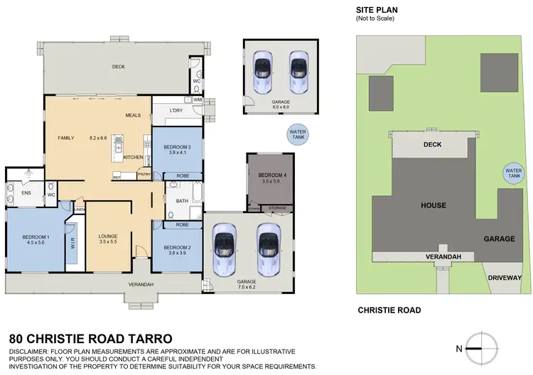 Floorplan of Homely house listing, 80 Christie Road, Tarro NSW 2322