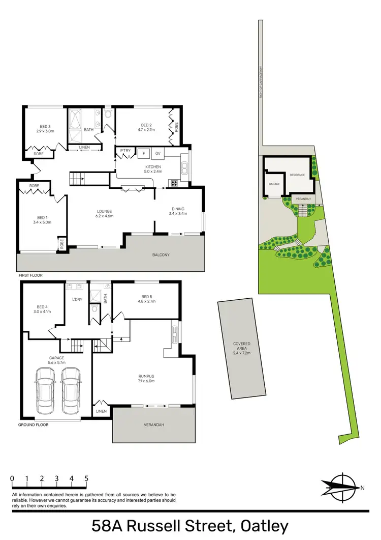 Floorplan of Homely house listing, 58A Russell Street, Oatley NSW 2223