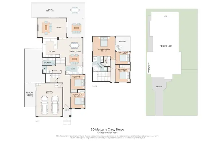 Floorplan of Homely house listing, 30 Mulcahy Crescent, Eimeo QLD 4740