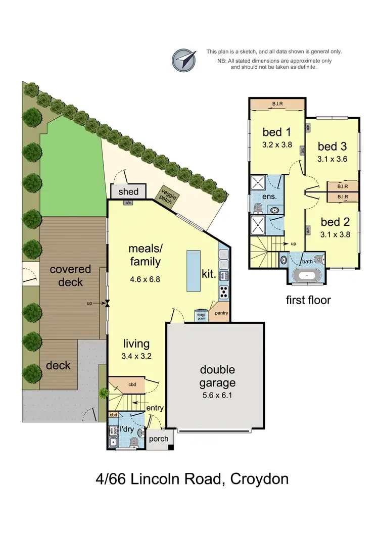 Floorplan of Homely unit listing, 4/66 Lincoln Road, Croydon VIC 3136