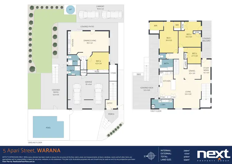 Floorplan of Homely house listing, 5 Apari Street, Warana QLD 4575