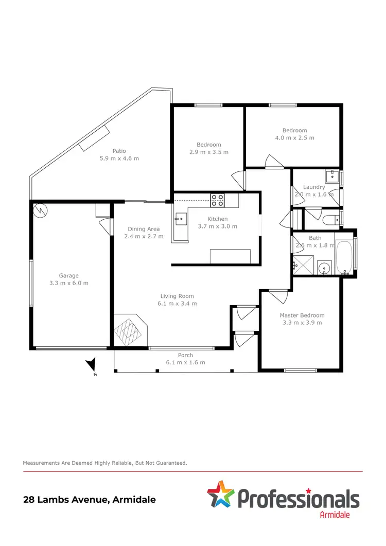 Floorplan of Homely house listing, 28 Lambs Avenue, Armidale NSW 2350