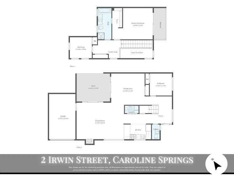Floorplan of Homely house listing, 2 Irwin Gardens, Caroline Springs VIC 3023