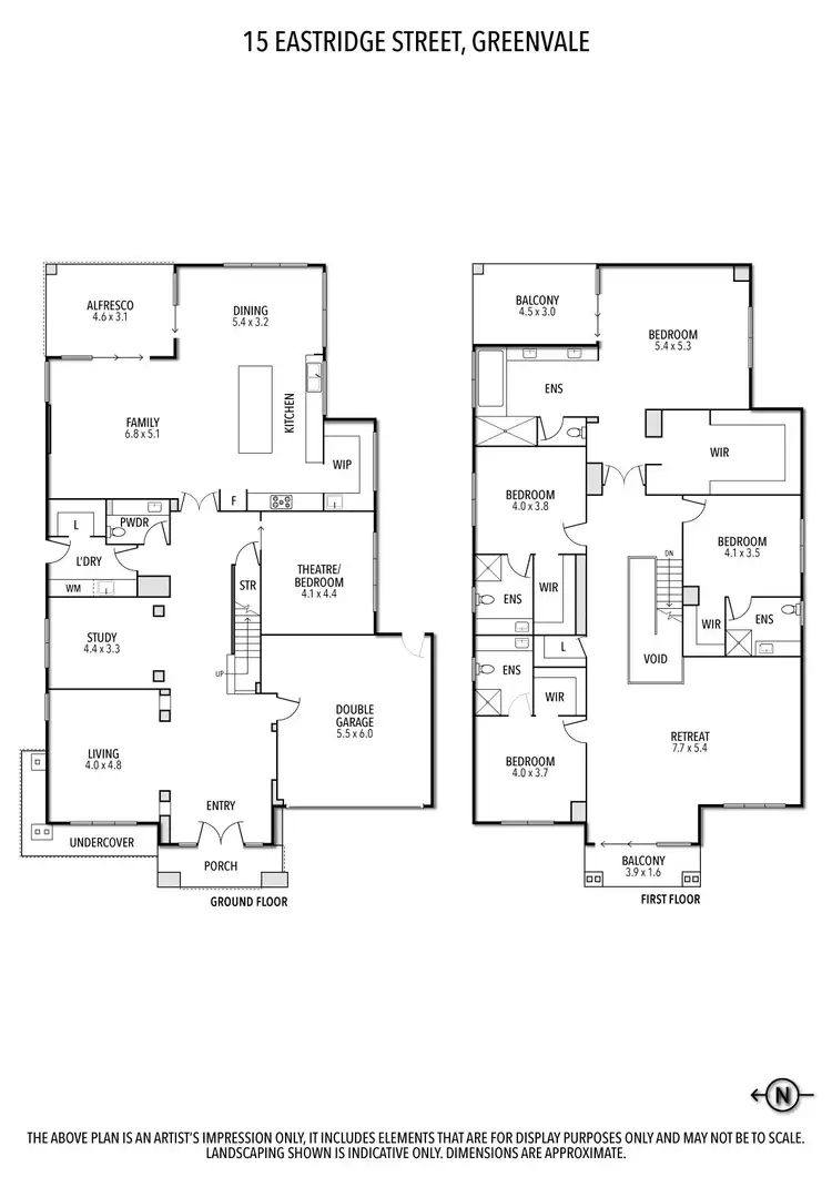 Floorplan of Homely house listing, 15 Eastridge Street, Greenvale VIC 3059