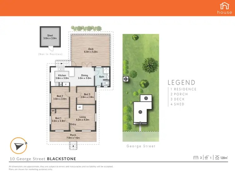 Floorplan of Homely house listing, 10 George Street, Blackstone QLD 4304