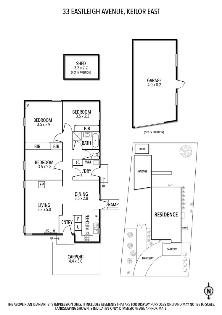 Floorplan of Homely house listing, 33 Eastleigh Avenue, Keilor East VIC 3033