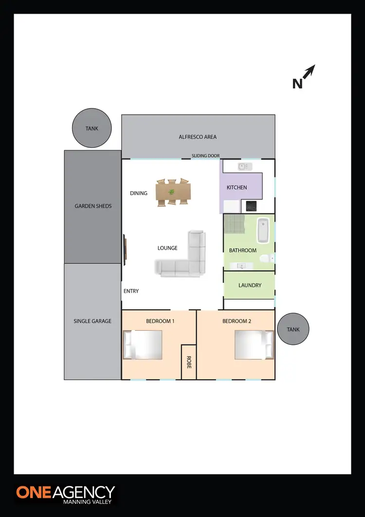 Floorplan of Homely house listing, 5 Reef Close, Harrington NSW 2427