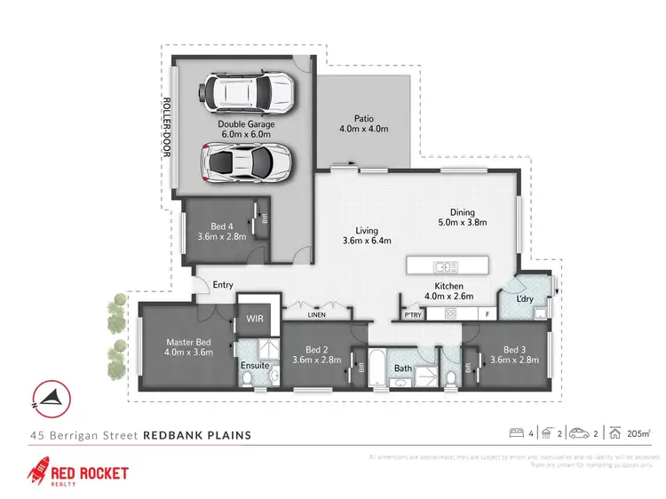 Floorplan of Homely house listing, 45 Berrigan Street, Redbank Plains QLD 4301