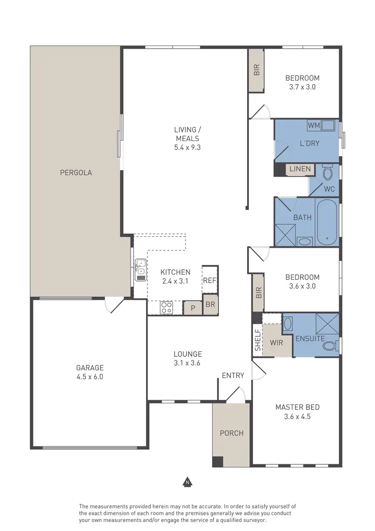 Floorplan of Homely house listing, 94 Tenterfield Drive, Burnside Heights VIC 3023