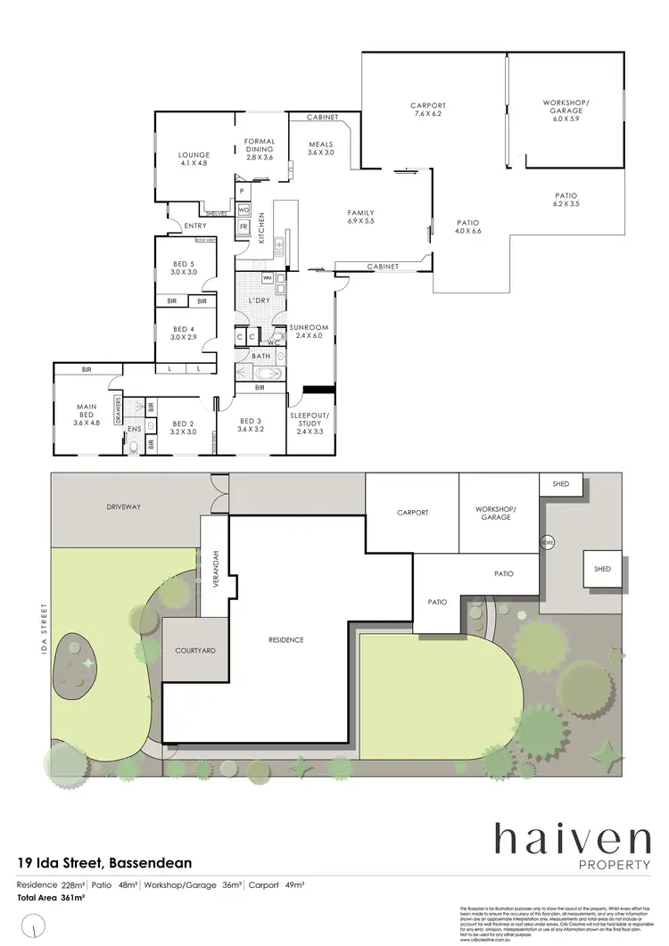 Floorplan of Homely house listing, 19 Ida Street, Bassendean WA 6054