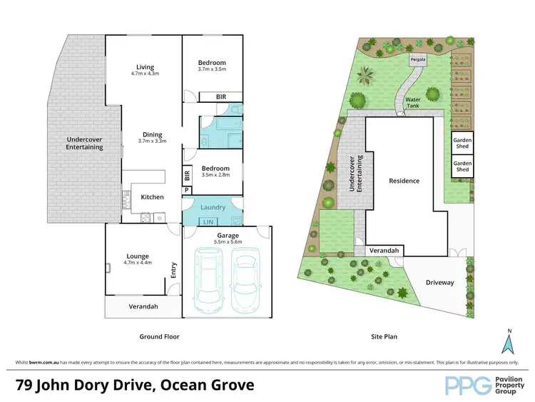 Floorplan of Homely house listing, 79 John Dory Drive, Ocean Grove VIC 3226