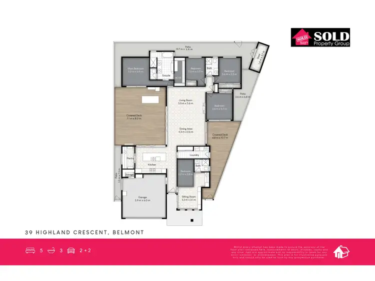 Floorplan of Homely house listing, 39 Highland Crescent, Belmont QLD 4153