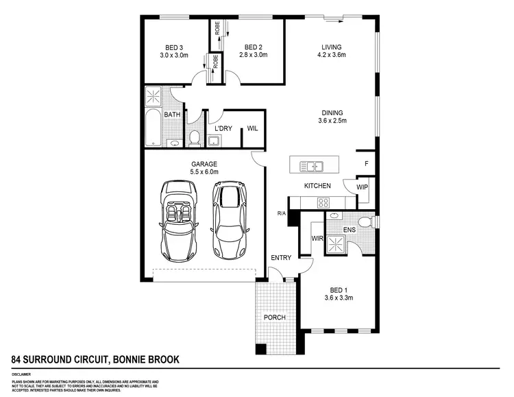Floorplan of Homely house listing, 84 Surround Circuit, Bonnie Brook VIC 3335