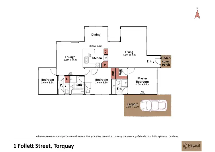 Floorplan of Homely house listing, 1 Follett Street, Torquay VIC 3228