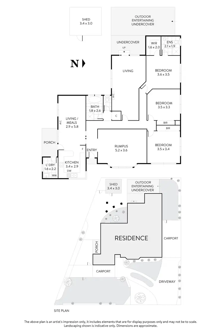 Floorplan of Homely house listing, 103 Quinn Grove, Keilor East VIC 3033