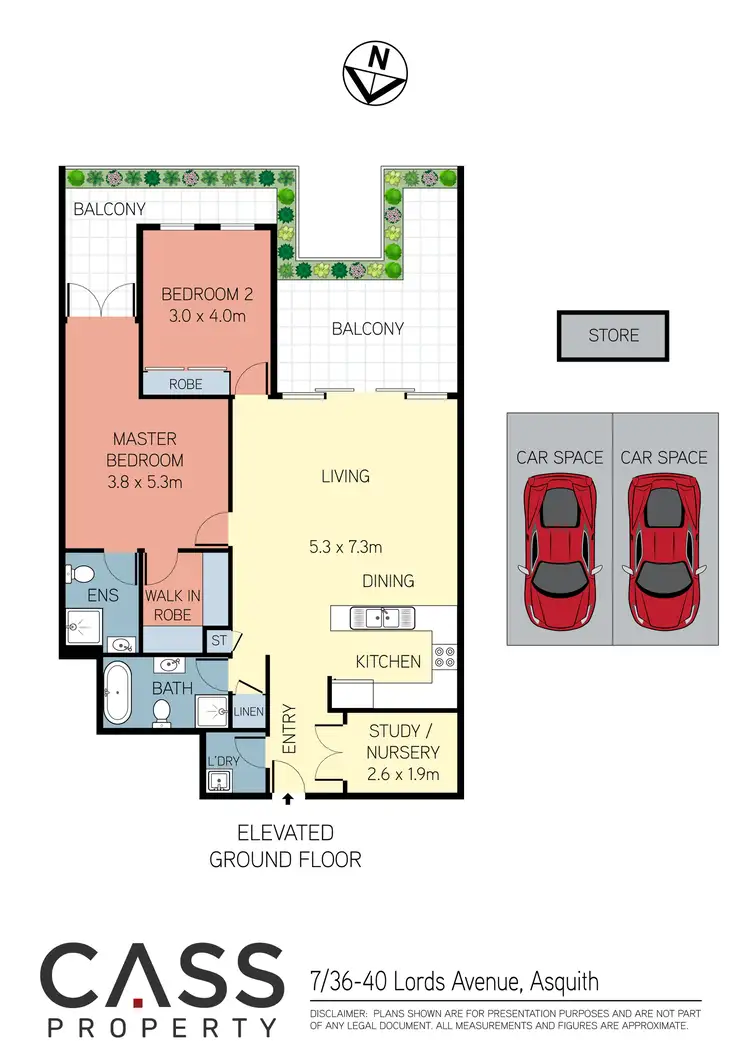 Floorplan of Homely apartment listing, 7/36 Lords Avenue, Asquith NSW 2077